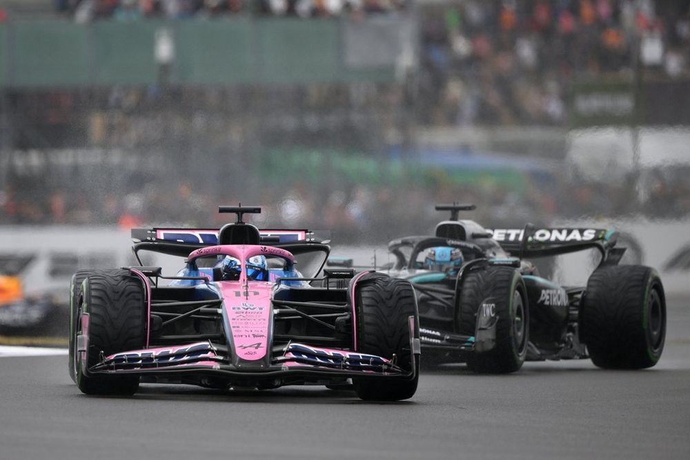 George Russell, Mercedes, Pierre Gasly, Alpine