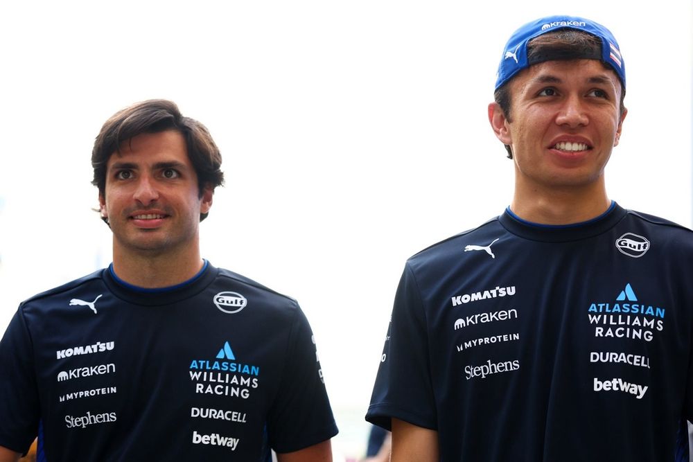 Carlos Sainz, Williams, Alexander Albon, Williams