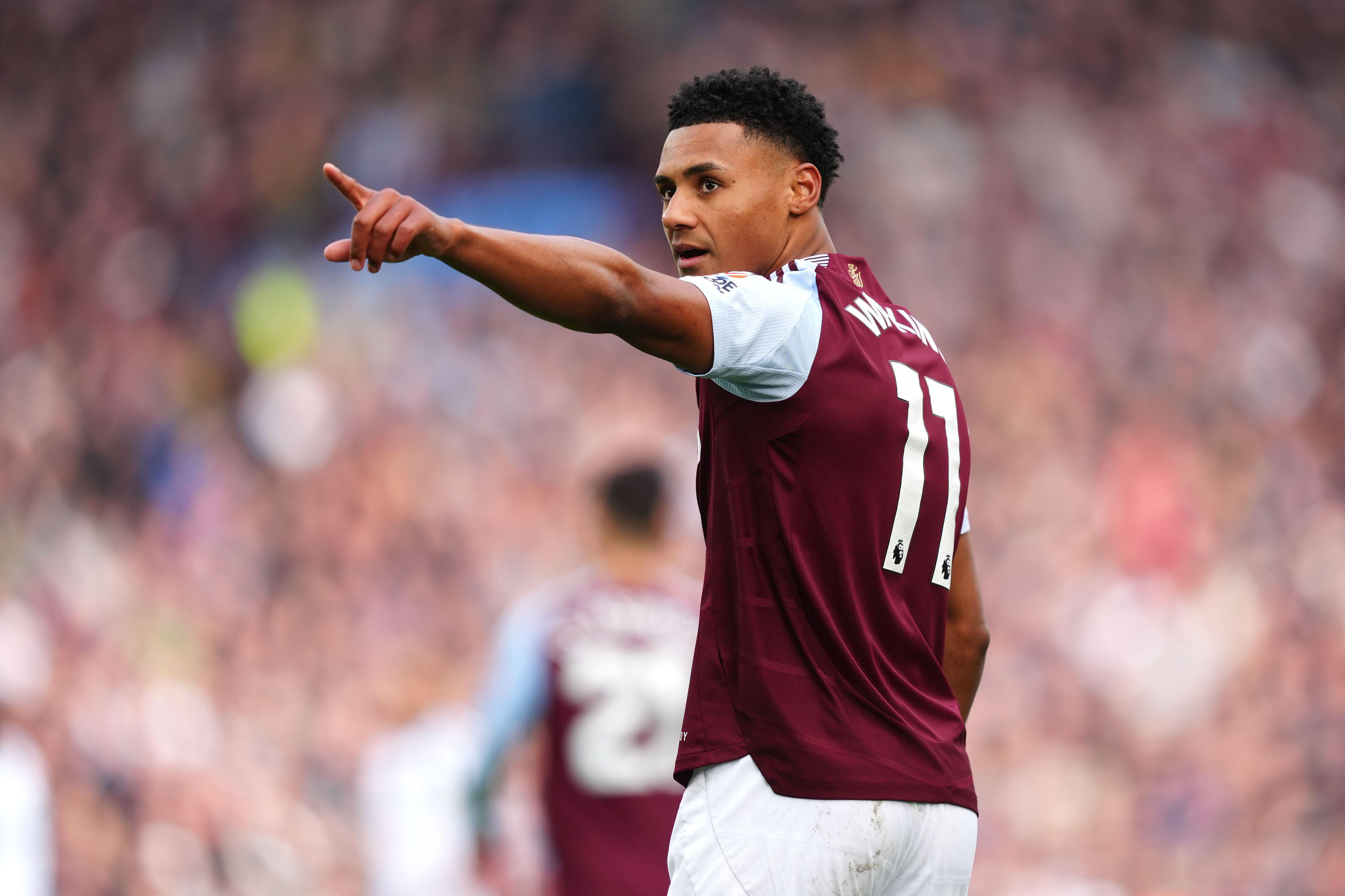 Aston Villa striker Ollie Watkins, April 2025