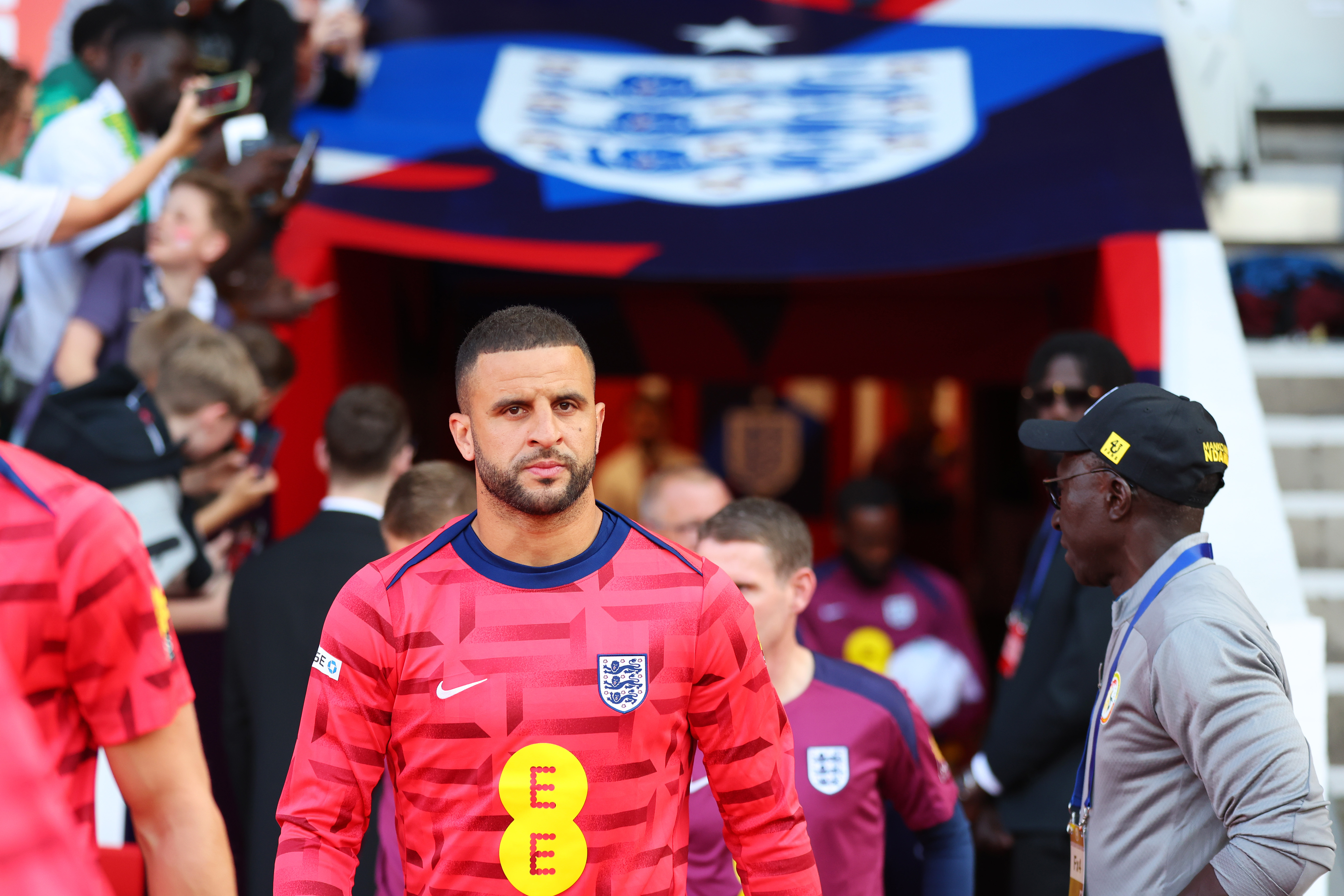 England's Kyle Walker is in at Turf Moor