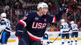 Matthew Tkachuk dispels Olympic 'revenge' narrative, says gold medal is 'long time coming' for Team USA