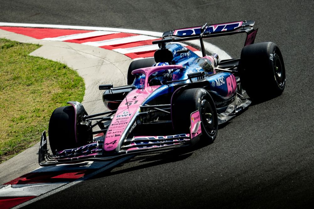 Paul Aron, Alpine, Pirelli testing Hungaroring
