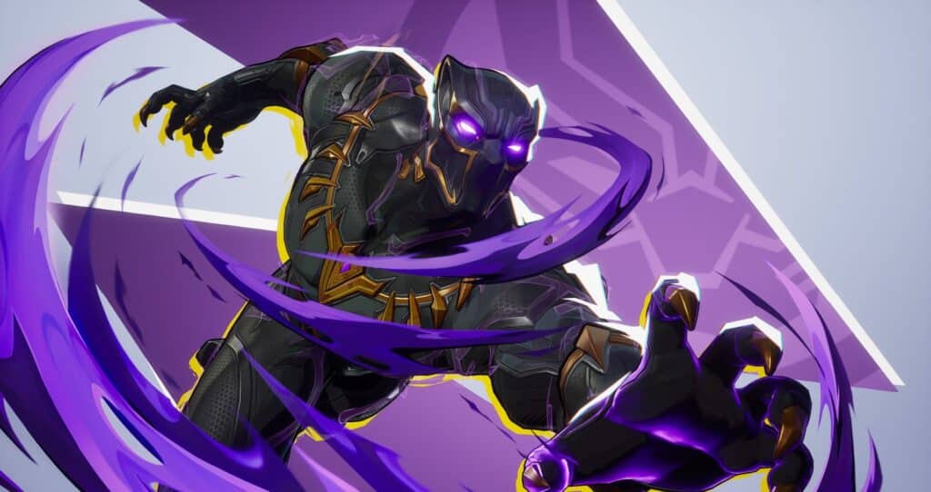 Marvel Rivals Black Panther default MVP animation