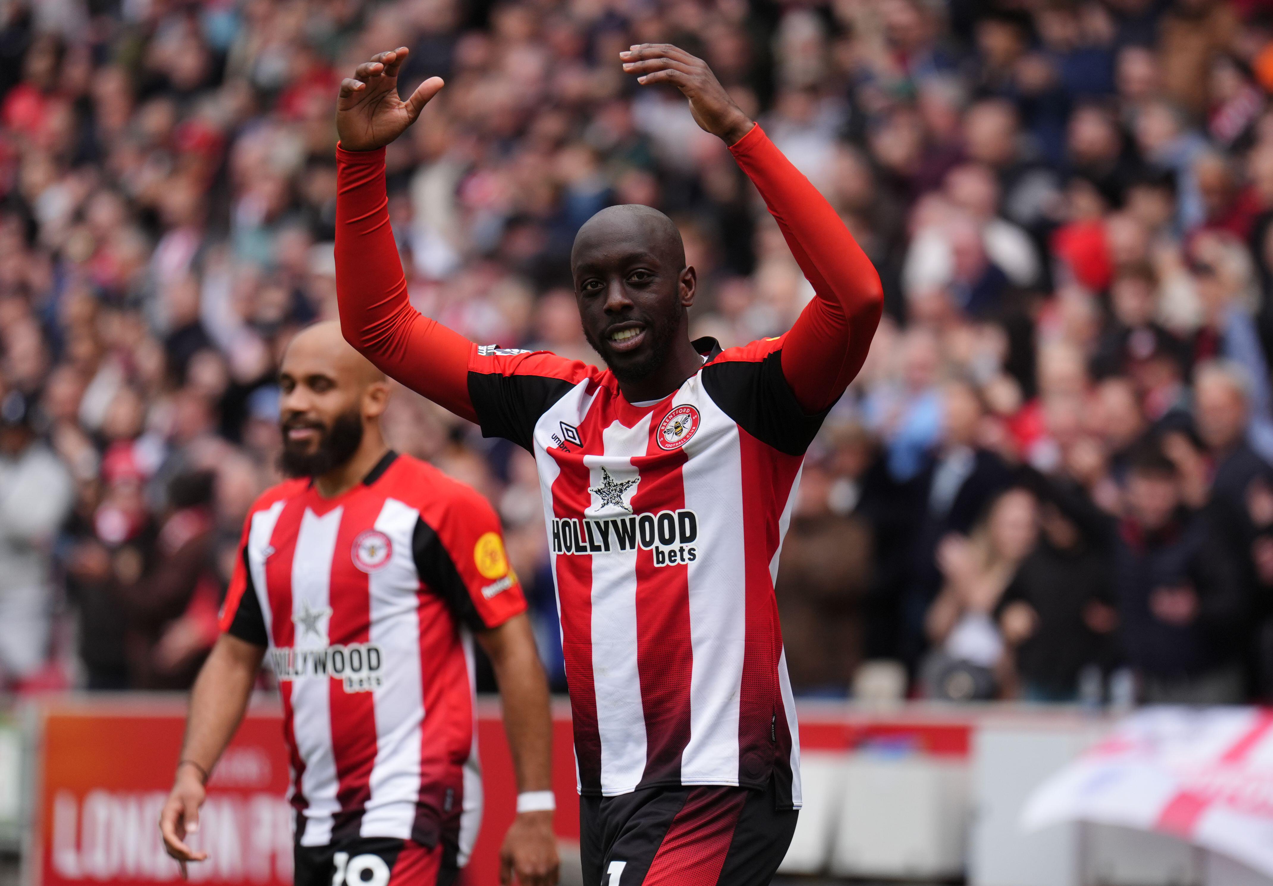 Brentford forward Yoane Wissa, May 2025