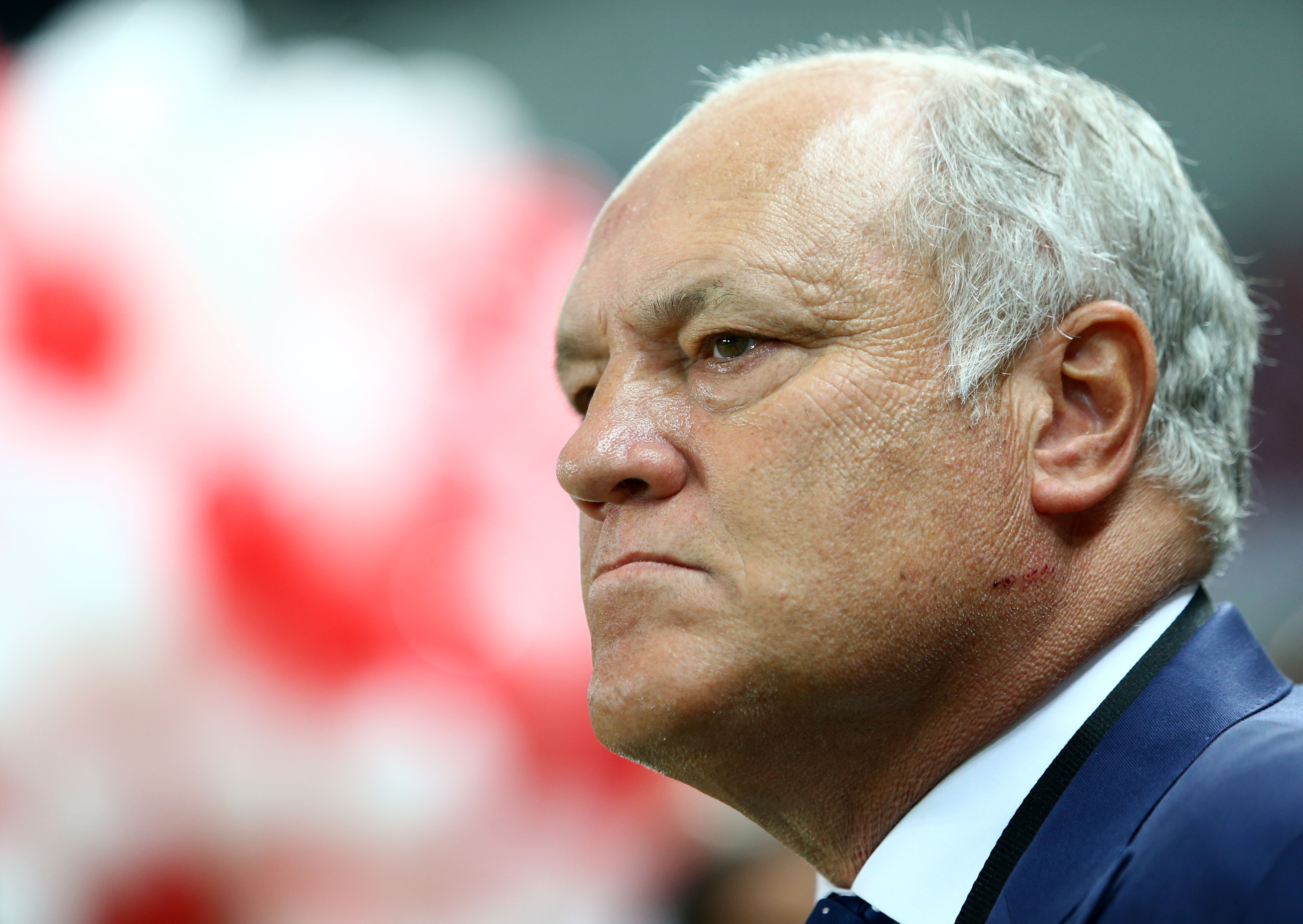 Martin Jol looks on during a friendly between Al Ahly and Roma in May 2016.