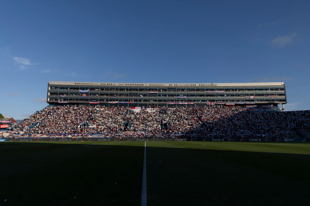 General view of the Gran Parque Central Stadium before a Torneo Apertura 2025 match between Nacional and Pe&ntilde;arol as part of Primera Division Uruguaya at Gran Parque Central on February 09, 2025 in Montevideo, Uruguay.