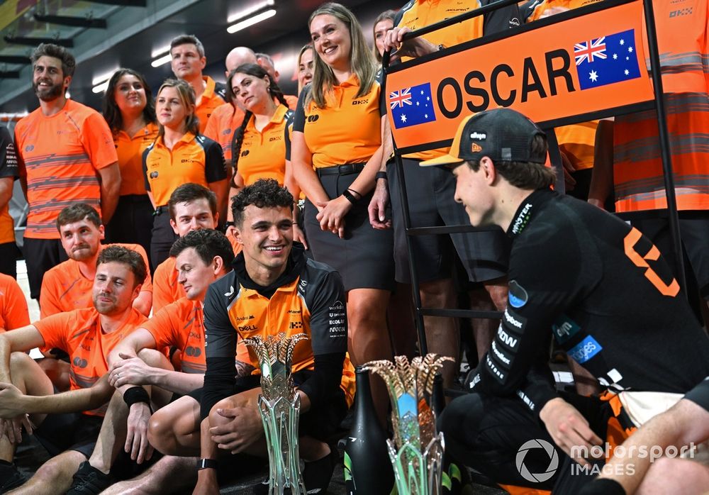 Lando Norris and Oscar Piastri fought out a curiously friendly title battle thus far.