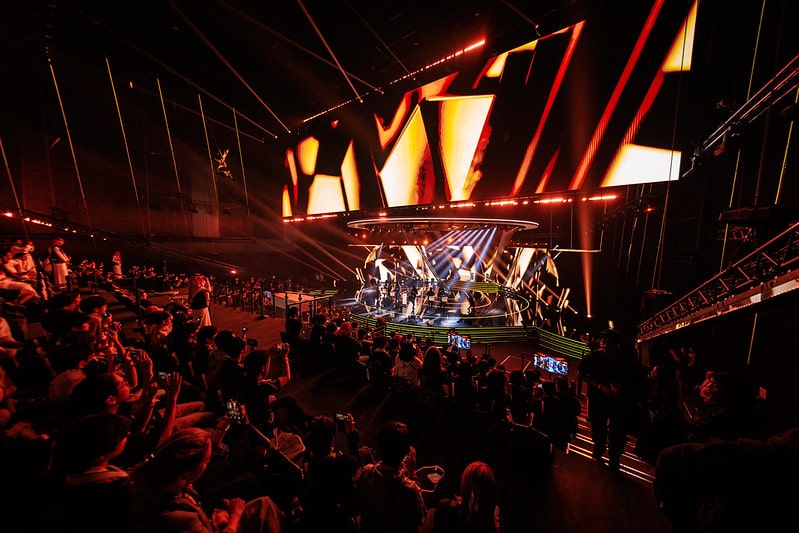 Esports World Cup 2025 stage in Riyadh featuring a live crowd