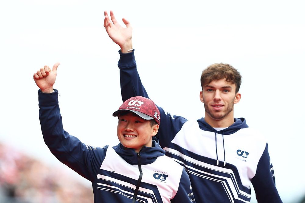Yuki Tsunoda, AlphaTauri, Pierre Gasly, AlphaTauri