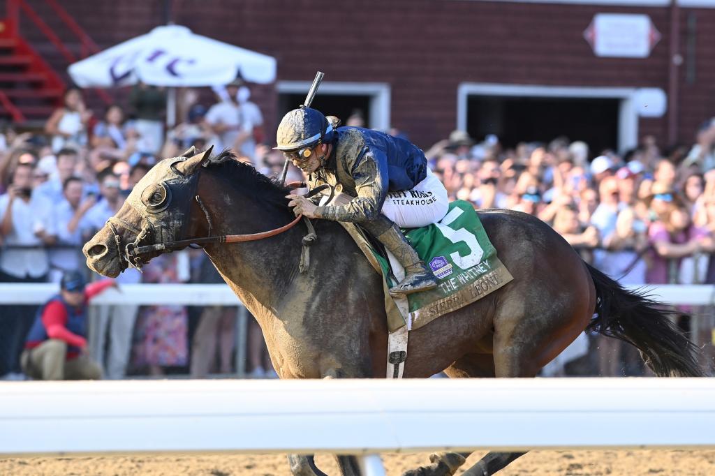 Breeders’ Cup Classic defending champion and Whitney Stakes victor Sierra Leone (Angelo Lieto/NYRA)