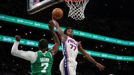 76ers' VJ Edgecombe breaks records held by LeBron James, Allen Iverson in incredible NBA debut vs. Celtics