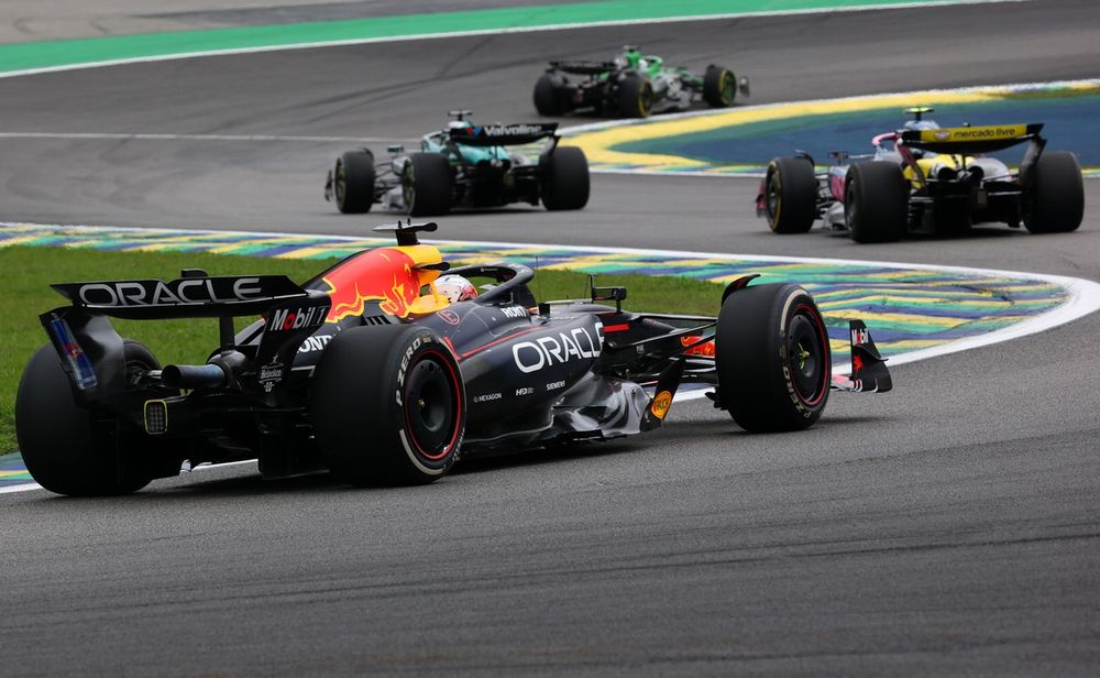 Max Verstappen blitzed the midfield with his heavily changed set-up