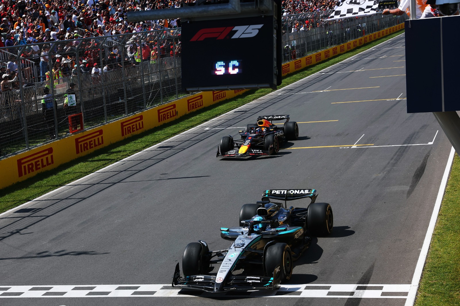 Mercedes won in Canada this season
