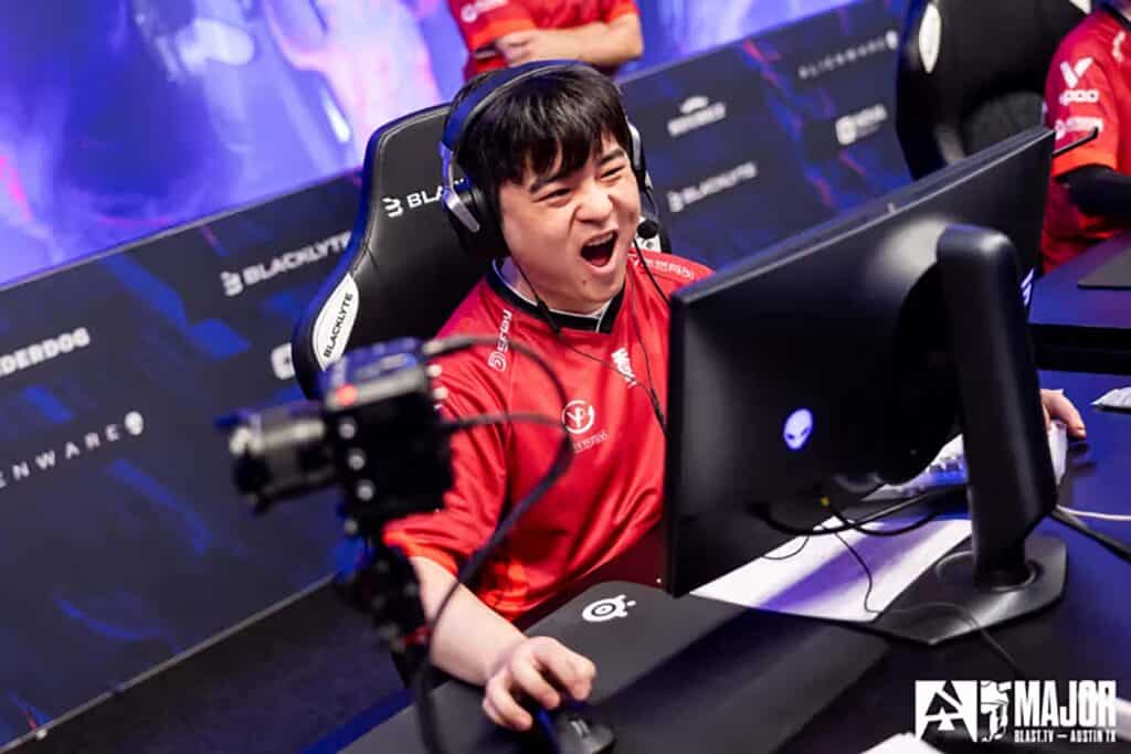 Image of TYLOO Counter-Strike team competing at BLAST Austin Major 2025
