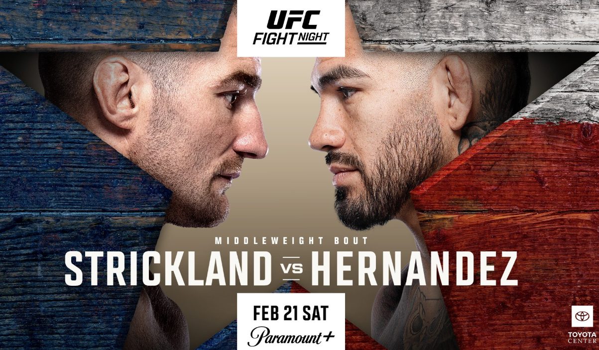 UFC Houston, Sean Strickland, Anthony Hernandez, Results, UFC