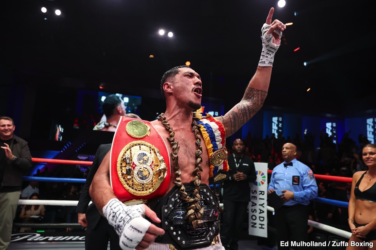 Jai Opetaia Retains Ring Belt, Wins Zuffa Cruiserweight Title