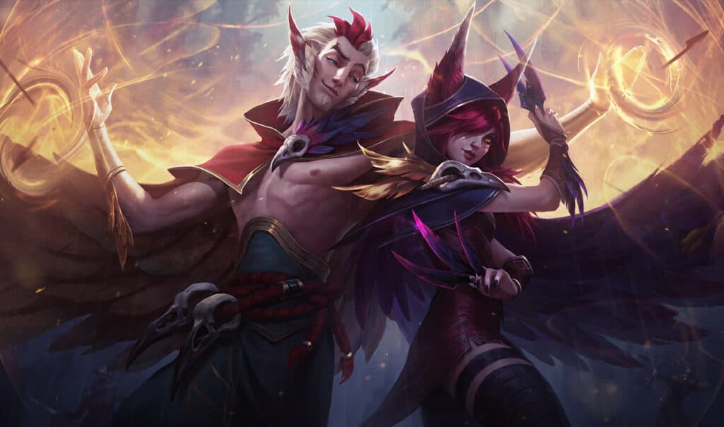 Xayah and rakan