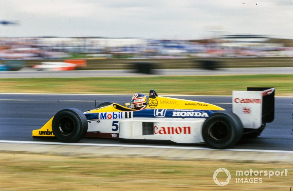 Nigel Mansell, Williams FW11B Honda.