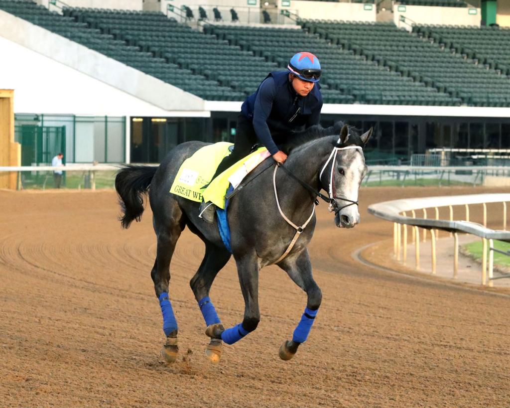 Great White, the winner of the John Battaglia Memorial Stakes (Photography by Coady Media)