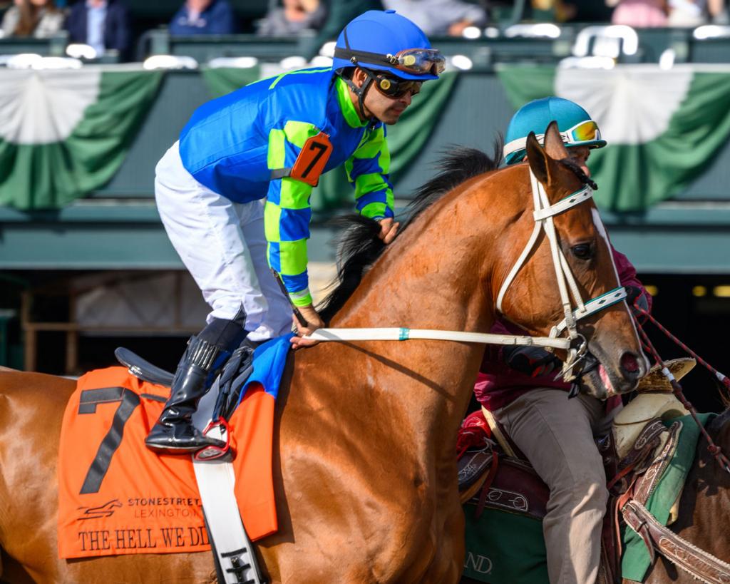 The Hell We Did, who came in second in the Lexington Stakes (Anne M. Eberhardt/BloodHorse)