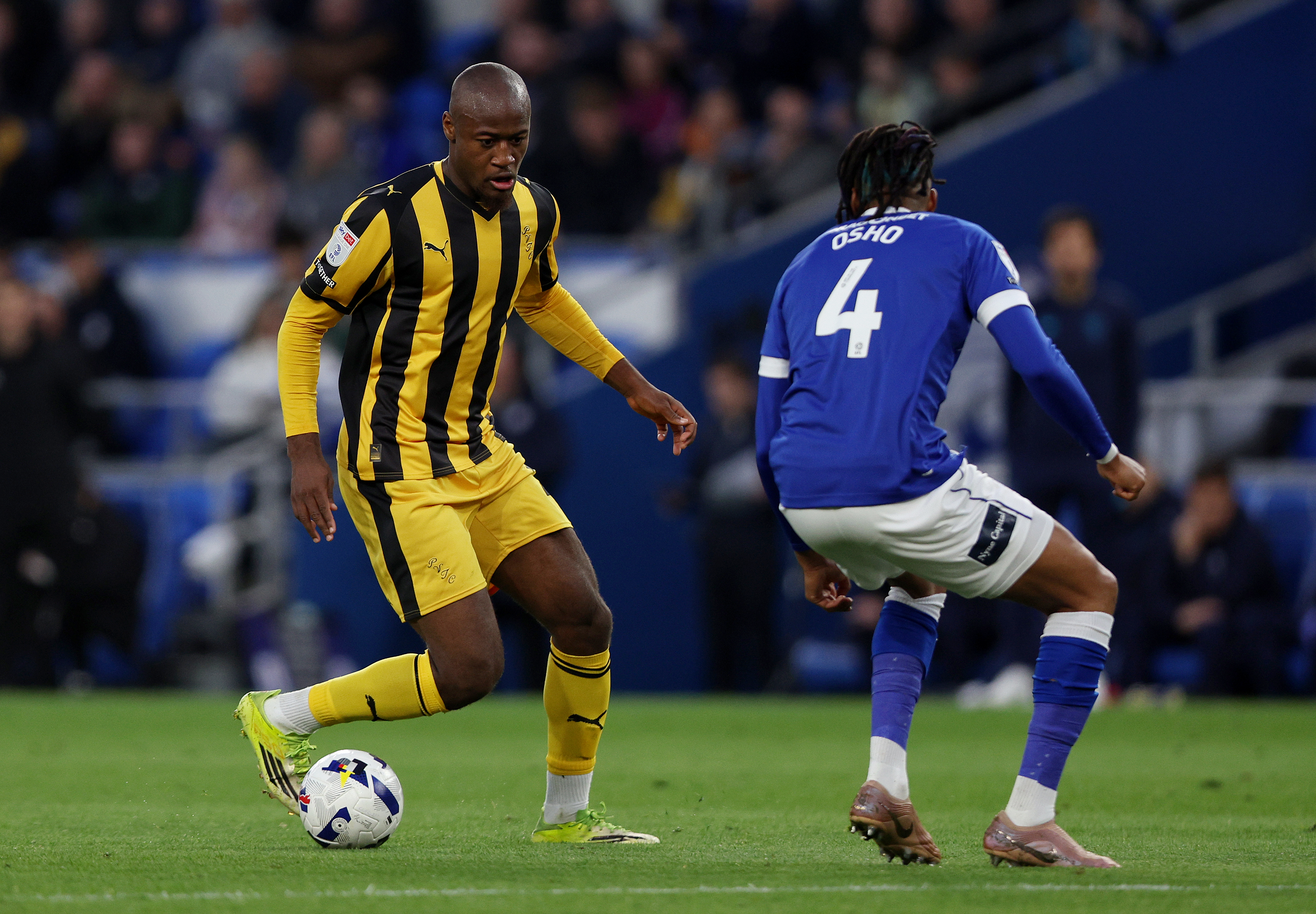 Martin Sherif (left) during his loan spell with Port Vale in the previous campaign