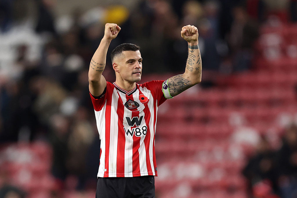 Granit Xhaka arrived as new Sunderland captain in the summer
