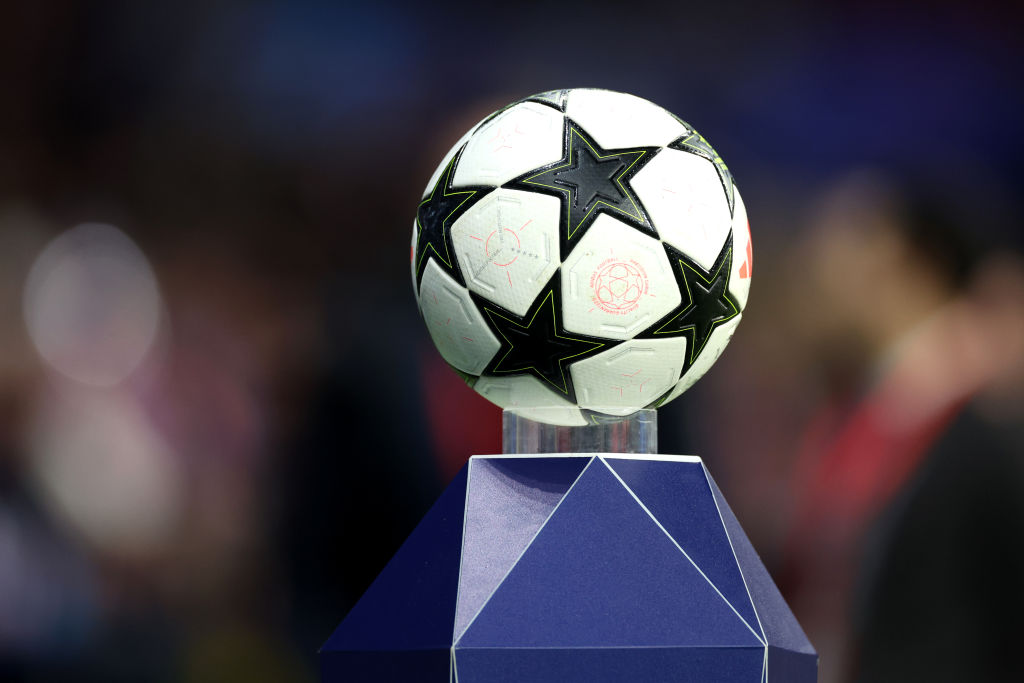 A view of the Adidas UEFA Champions League match ball in 2024-25.