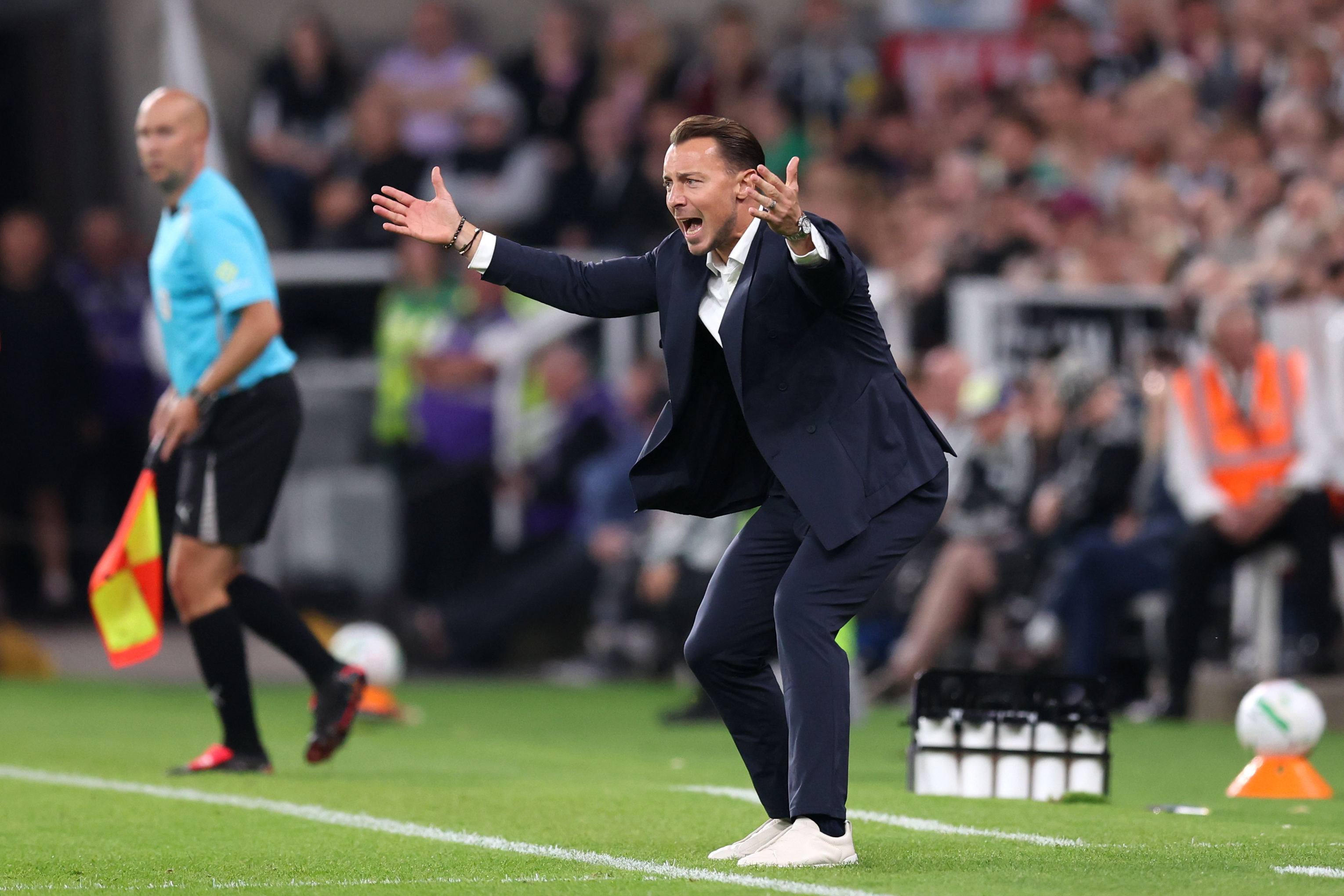 Newcastle manager Matthias Jaissle