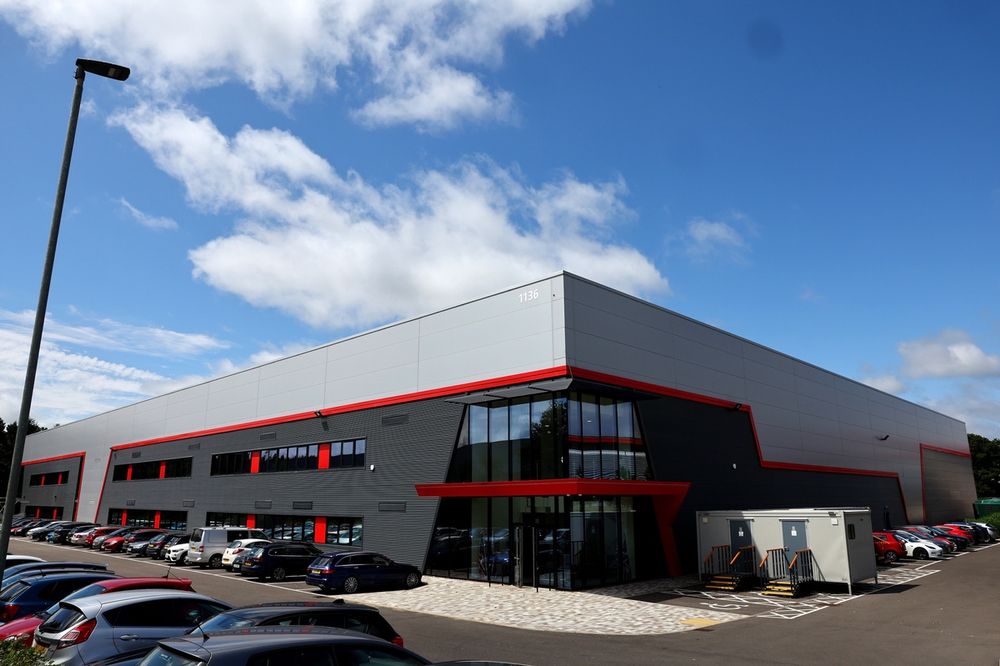 The Silverstone workshop of the Cadillac F1 Team