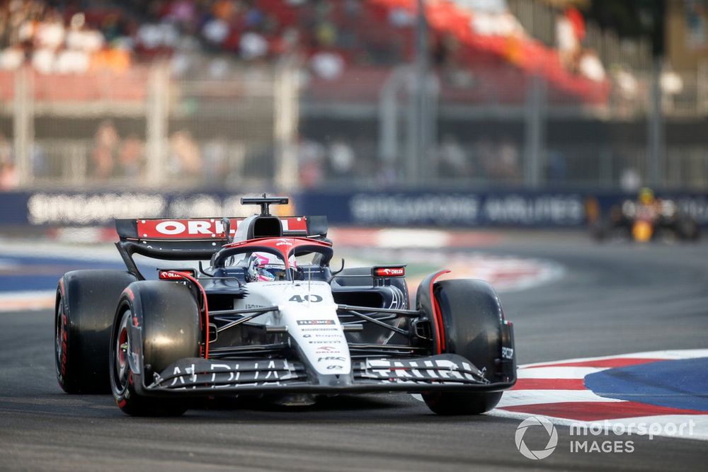 In 2023, Liam Lawson took part in five Grands Prix driving for AlphaTauri