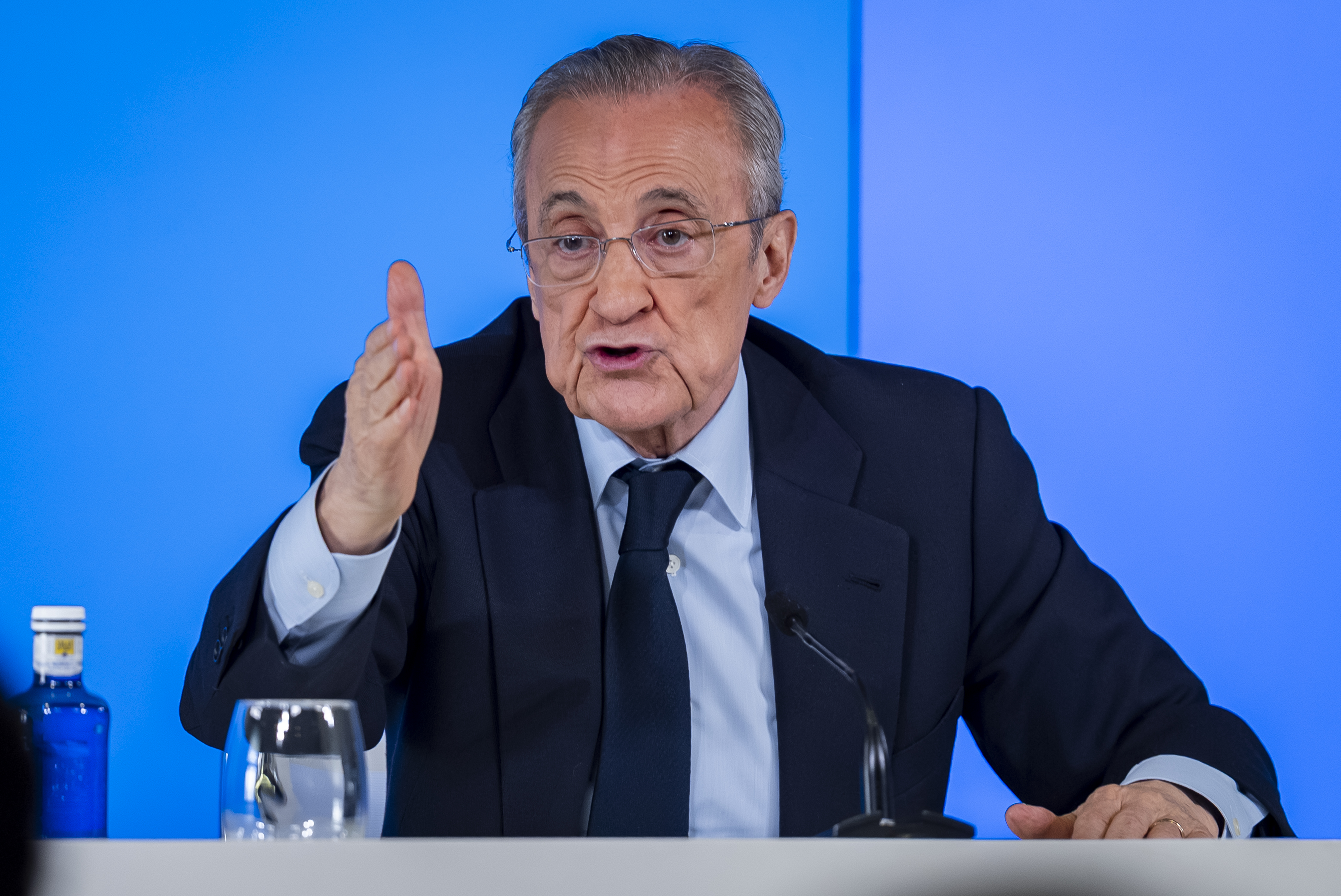 Real Madrid president Florentino Perez