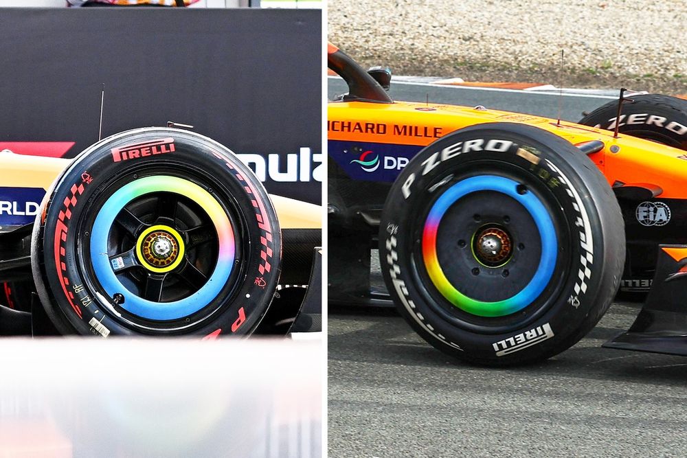 McLaren wheel cover comparison