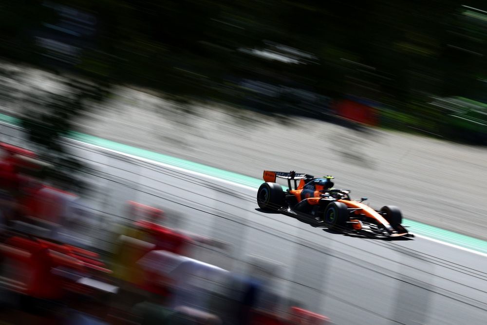 Lando Norris on track for McLaren