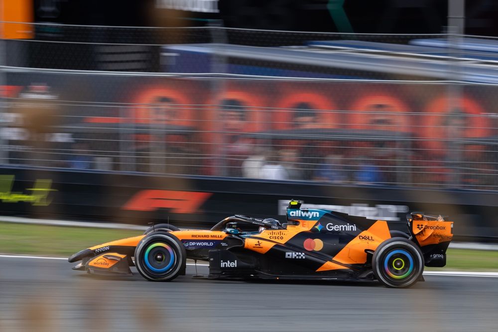 McLaren's Zandvoort-spec rear wing with contoured endplates will be utilized in Madrid.