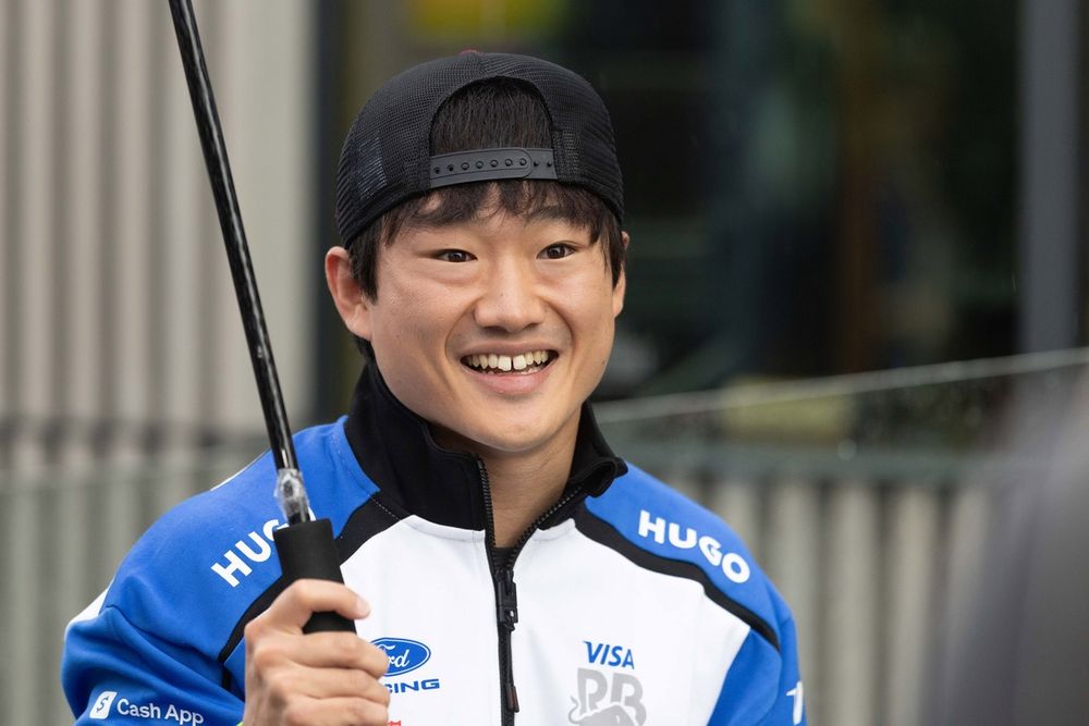Yuki Tsunoda representing Racing Bulls
