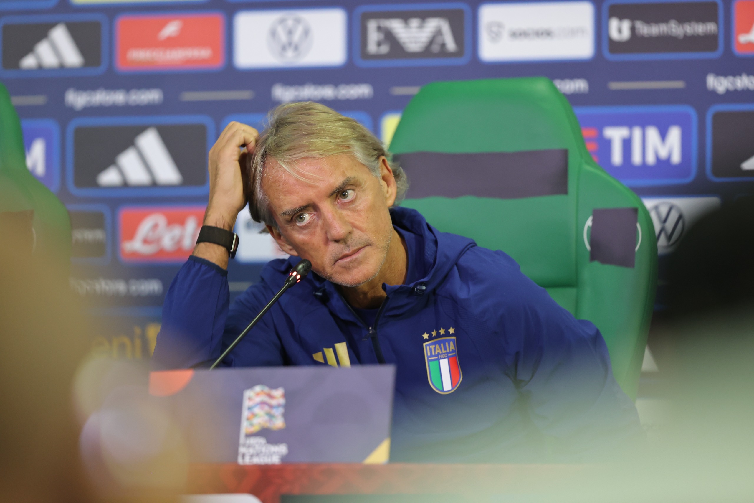Former Italian national team manager Roberto Mancini