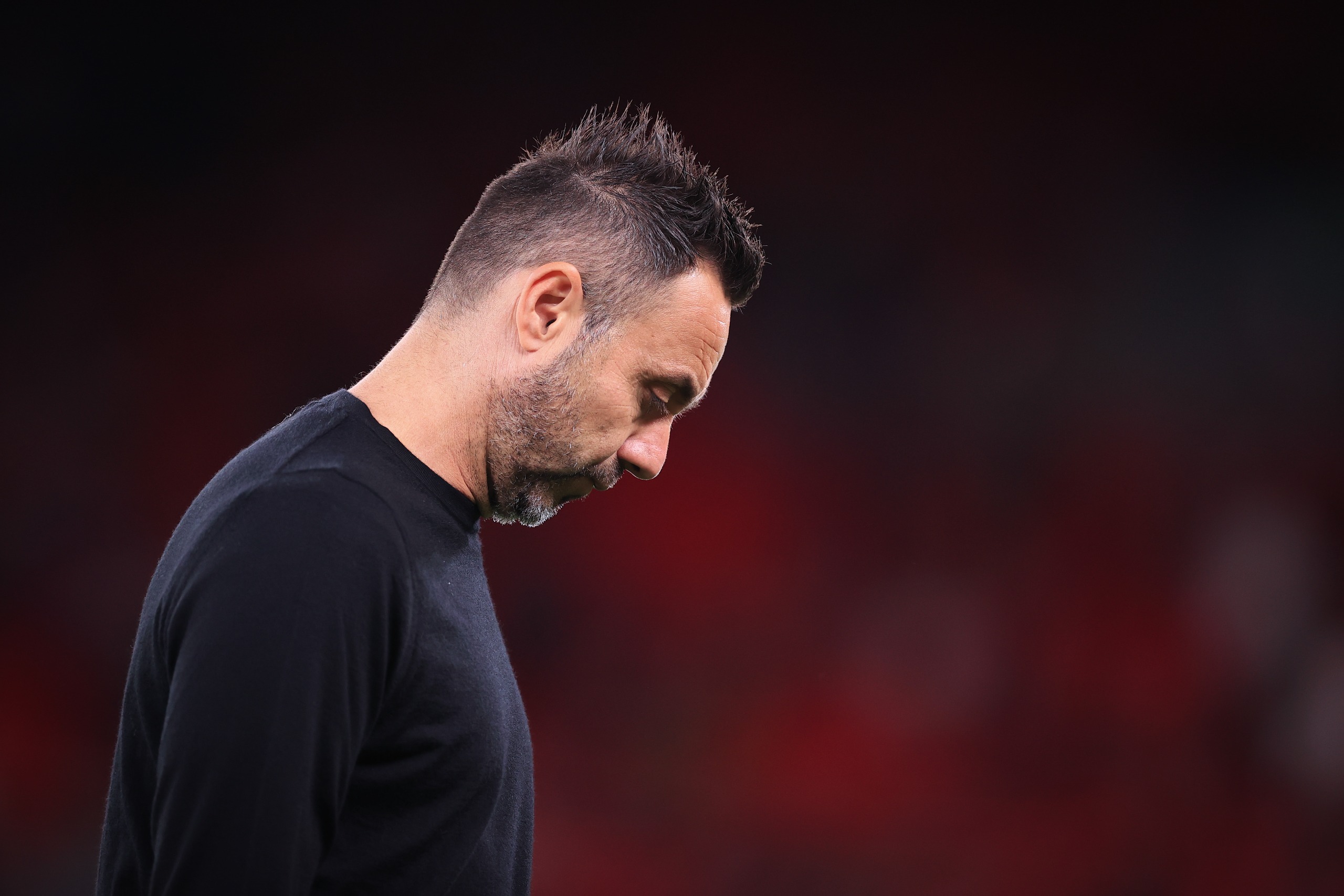 Tottenham manager Roberto De Zerbi