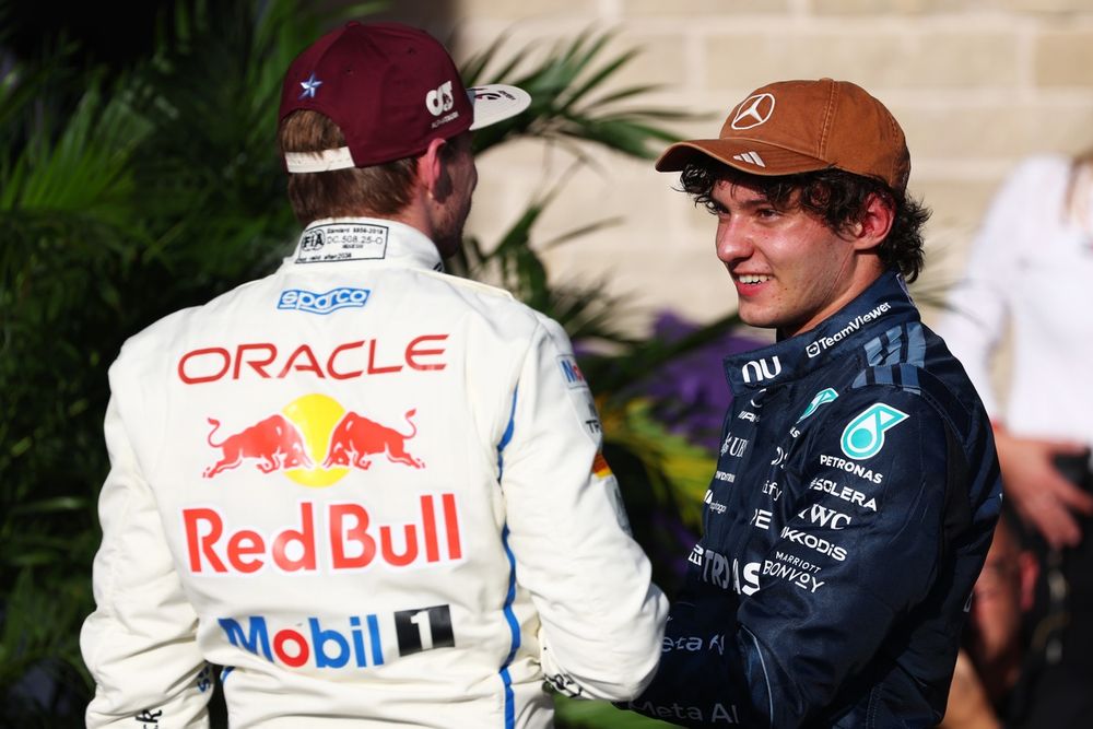 Andrea Kimi Antonelli, Mercedes, Max Verstappen, Red Bull Racing