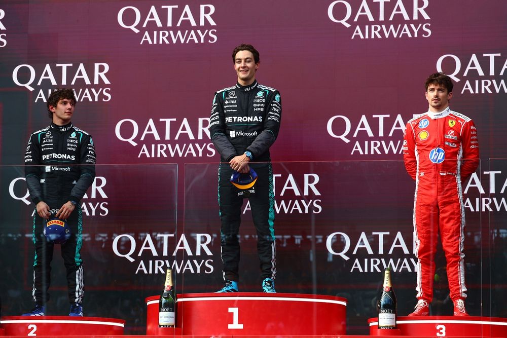 Russell was the heavy title favourite when he won from pole in Australia