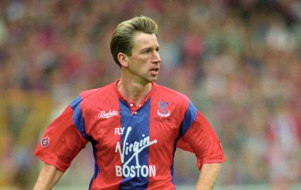 Alan Pardew representing Crystal Palace