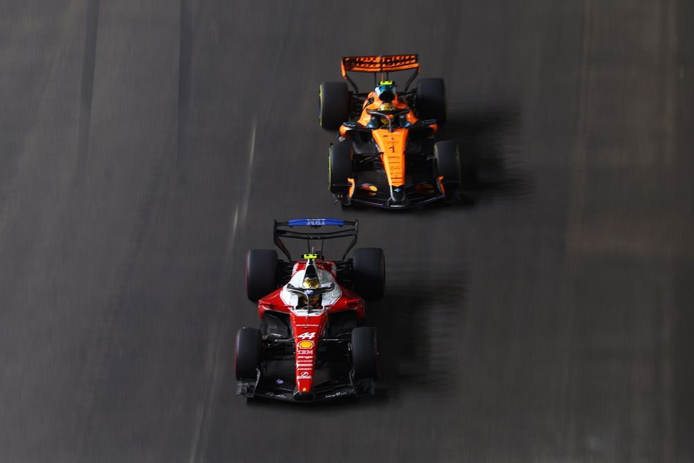 Lewis Hamilton, Ferrari, Lando Norris, McLaren