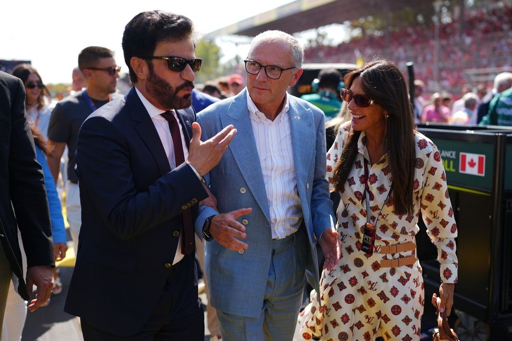 Mohammed Ben Sulayem, FIA President, Stefano Domenicali, Formula 1 President and CEO