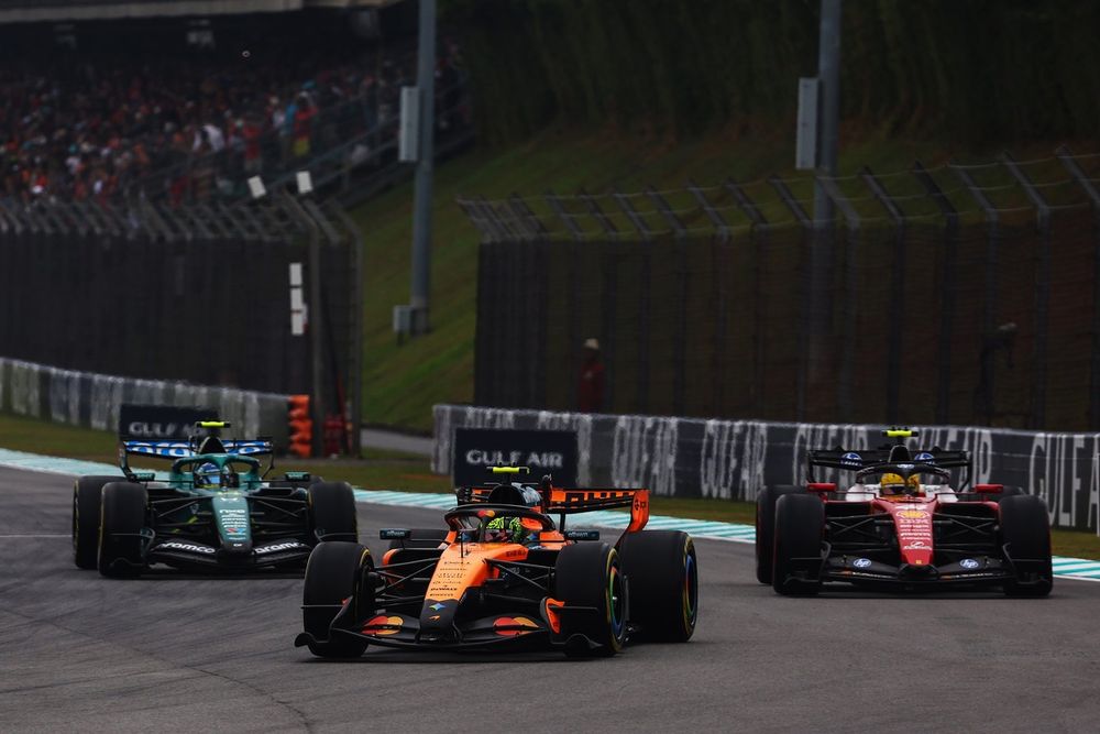 Fernando Alonso, Aston Martin Racing, Lewis Hamilton, Ferrari, Lando Norris, McLaren