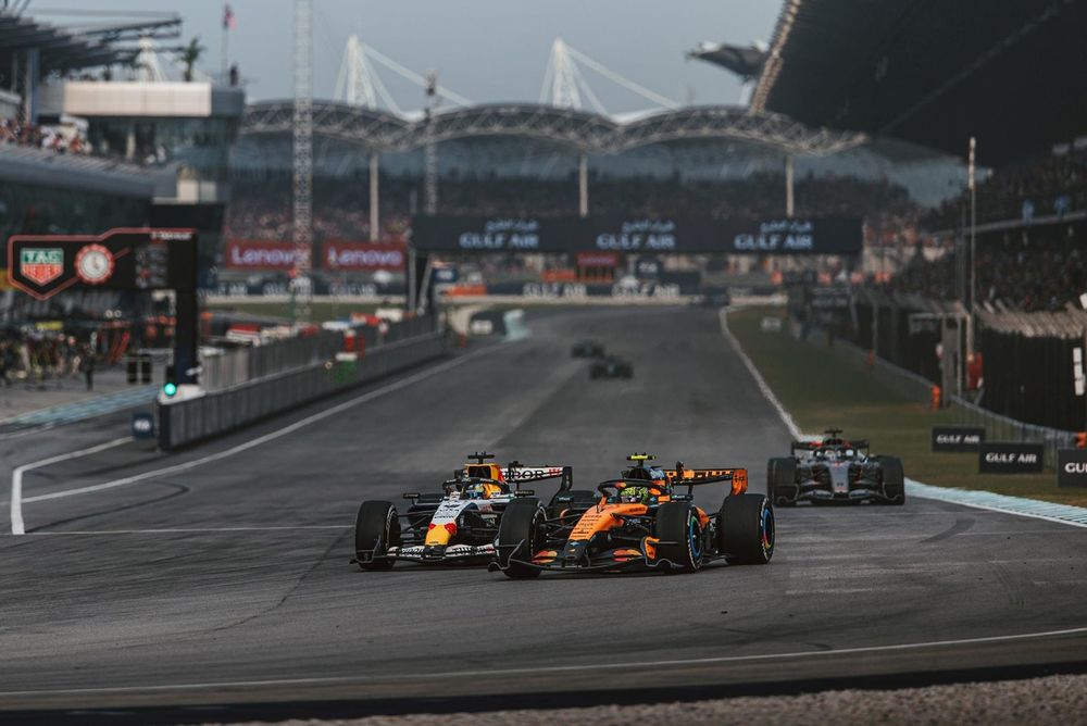 Lando Norris, McLaren, Arvid Lindblad, Racing Bulls